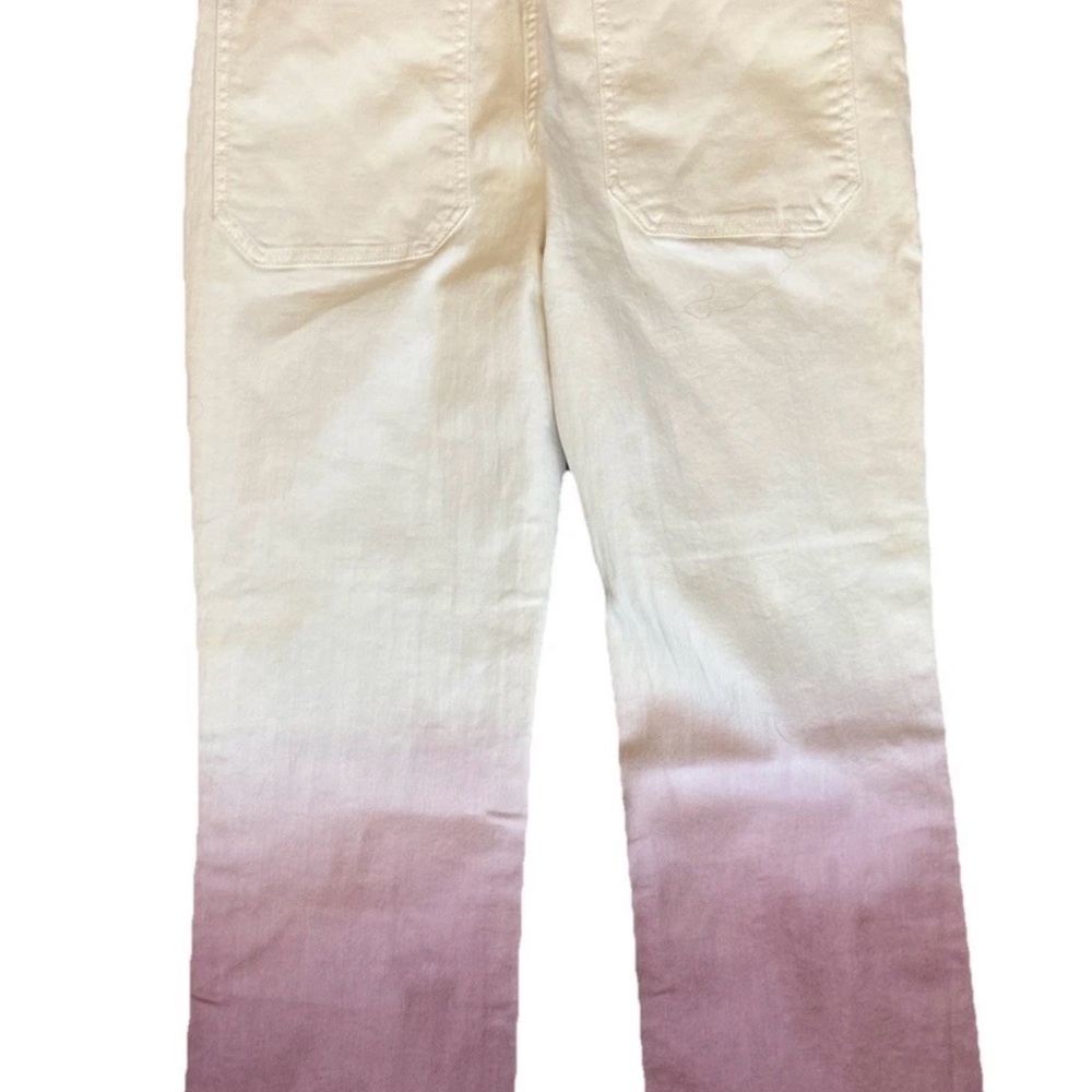 Anthropologie Pink Ombré Jeans 29 Tie Dip Dye Ankle High Rise NWT $128 Sold Out - Picture 6 of 10